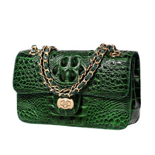 Load image into Gallery viewer, Crocodile Chain Crossbody Handbag