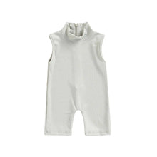 Load image into Gallery viewer, Sleeveless Ribbed Zipper Jumpsuit-Modern Baby Las Vegas