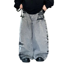 Load image into Gallery viewer, Tie-Dye Patch Denim Jeans