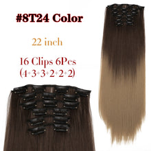 Load image into Gallery viewer, 6 Piece Synthetic Clip-In Hair Extensions-Modern Baby Las Vegas
