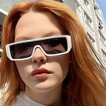 Load image into Gallery viewer, Luxury Rectangular Gold Accent Sunglasses-Modern Baby Las Vegas