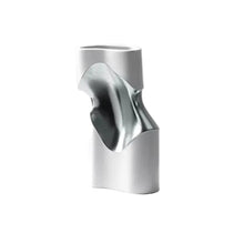 Load image into Gallery viewer, Curved Gold Waist Ceramic Vase