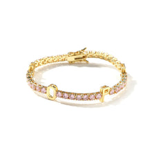 Load image into Gallery viewer, Custom Name Diamond Letter Tennis Bracelet-Modern Baby Las Vegas