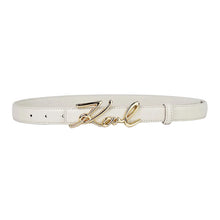 Load image into Gallery viewer, Gold Script Belt