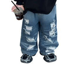 Load image into Gallery viewer, Teen Ripped Denim Jeans-Modern Baby Las Vegas