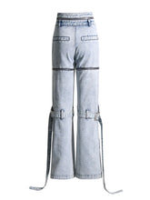 Load image into Gallery viewer, Interchangeable Zipper Pocket Denim Jeans-Modern Baby Las Vegas
