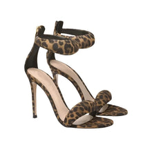 Load image into Gallery viewer, Leopard Puffer Sandals-Modern Baby Las Vegas