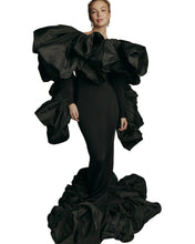 Load image into Gallery viewer, Luxe Puff Sleeve Mermaid Evening Dress-Modern Baby Las Vegas
