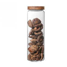 Load image into Gallery viewer, 1pc Wood Lid Glass Organizer