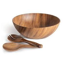 Load image into Gallery viewer, Acacia Wooden Salad Bowl-Modern Baby Las Vegas