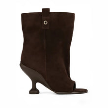 Load image into Gallery viewer, Open-Toe Irregular Booties