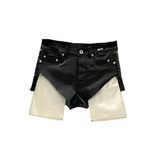 Load image into Gallery viewer, Black Patch Flap Shorts-Modern Baby Las Vegas