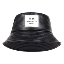 Load image into Gallery viewer, Leather Brooklyn Bucket Hat-Modern Baby Las Vegas