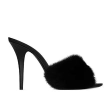 Load image into Gallery viewer, Mink Fur Slippers