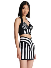 Load image into Gallery viewer, Striped Circle Bralette Skirt Set-Modern Baby Las Vegas