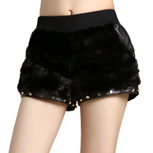 Load image into Gallery viewer, Fur Rivet Genuine Leather Pants-Modern Baby Las Vegas