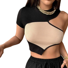 Load image into Gallery viewer, Ribbed Patch Crop Top-Modern Baby Las Vegas