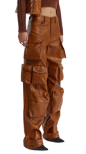 Load image into Gallery viewer, Leather Pockets Pants-Modern Baby Las Vegas