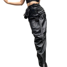 Load image into Gallery viewer, Leather Buckle Maxi Skirt-Modern Baby Las Vegas