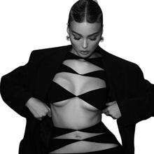 Load image into Gallery viewer, Black Cut-Out Sleeveless Dress-Modern Baby Las Vegas