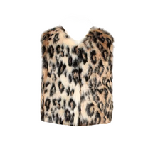 Load image into Gallery viewer, Leopard Fur Vest