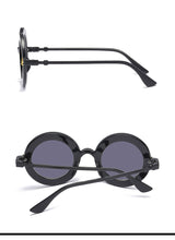 Load image into Gallery viewer, Retro Black Round Letter Sunglasses-Modern Baby Las Vegas