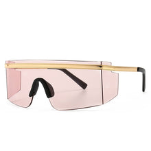 Load image into Gallery viewer, Single Gold Line Goggle Sunglasses-Modern Baby Las Vegas