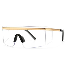 Load image into Gallery viewer, Single Gold Line Goggle Sunglasses-Modern Baby Las Vegas