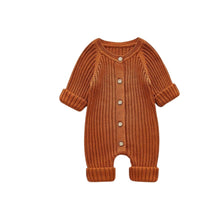 Load image into Gallery viewer, Ribbed Button Jumpsuit-Modern Baby Las Vegas