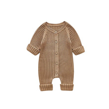 Load image into Gallery viewer, Ribbed Button Jumpsuit-Modern Baby Las Vegas