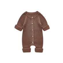 Load image into Gallery viewer, Ribbed Button Jumpsuit-Modern Baby Las Vegas
