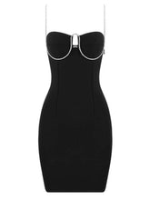 Load image into Gallery viewer, Crystal Lined Bodycon Party Dress-Modern Baby Las Vegas