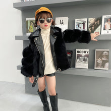 Load image into Gallery viewer, Motorcycle Faux Fur Coat-Modern Baby Las Vegas