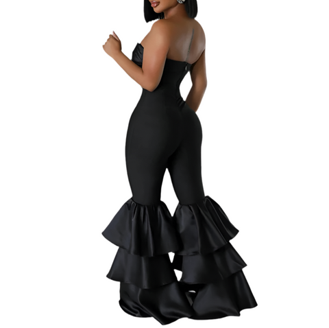 Layered Flared Jumpsuit-Modern Baby Las Vegas