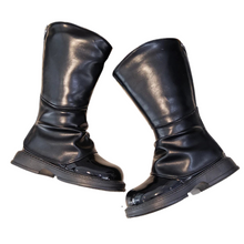 Load image into Gallery viewer, Layered Slouchy Leather Boots
