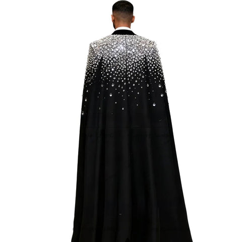 Crystal Speckled Cape Tuxedo