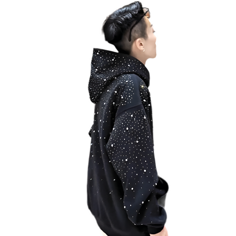 Crystal Speckled Hoodie-Modern Baby Las Vegas