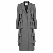 Load image into Gallery viewer, Multi-Pocket Trench Coat
