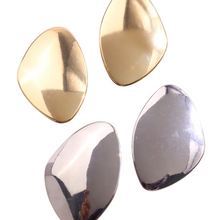 Load image into Gallery viewer, Large Asymmetric Flat Earrings
