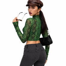 Load image into Gallery viewer, Mesh Snake Print Top
