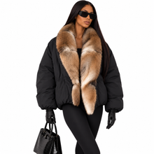 Load image into Gallery viewer, Faux Fur Collar Coat
