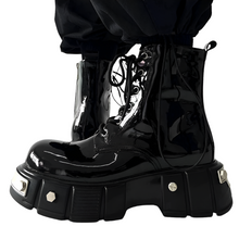 Load image into Gallery viewer, Metal Military Combat Boots
