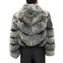 Load image into Gallery viewer, Short Plush Ribbed Coat
