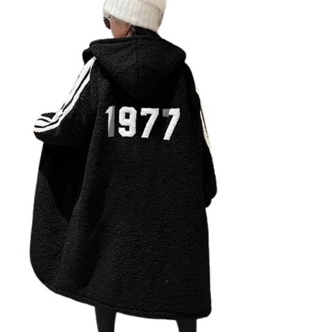 Hooded Number Teddy Coat-Modern Baby Las Vegas