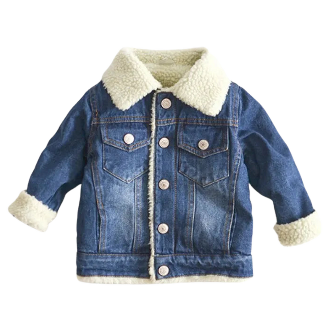 Thick Teddy Denim Jacket