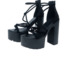 Load image into Gallery viewer, Open ToePlatform Ankle Strap Sandals
