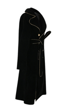 Load image into Gallery viewer, Luxury Belted Velvet Coat
