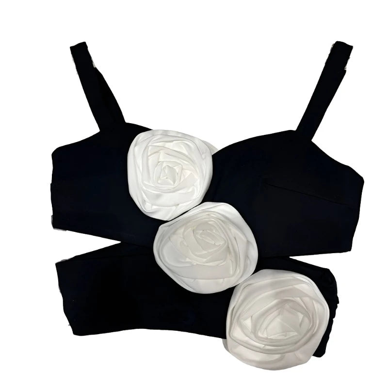 3D Hollow Out Flower Tank | Modern Baby Las Vegas