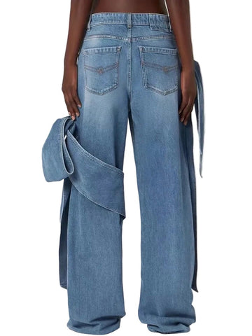 Bowknot Denim Jeans