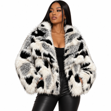 Load image into Gallery viewer, Polka Fur Coat
